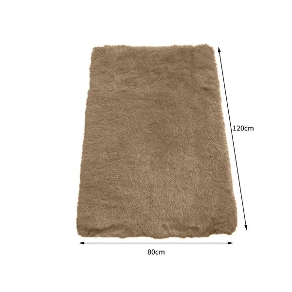 Designer Soft Shag Shaggy Floor Confetti Rug Carpet Home Decor 80x120cmTan Deals499