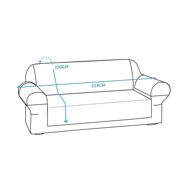 2 Seater Sofa Covers Quilted Couch Lounge Protectors Slipcovers Teal Deals499