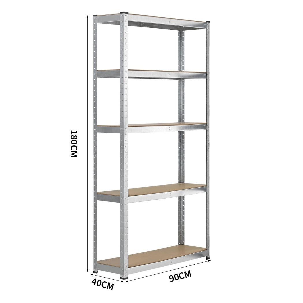 1.8x0.9M Warehouse Shelving Racking Steel Pallet Garage Shelves Storage Rack Deals499