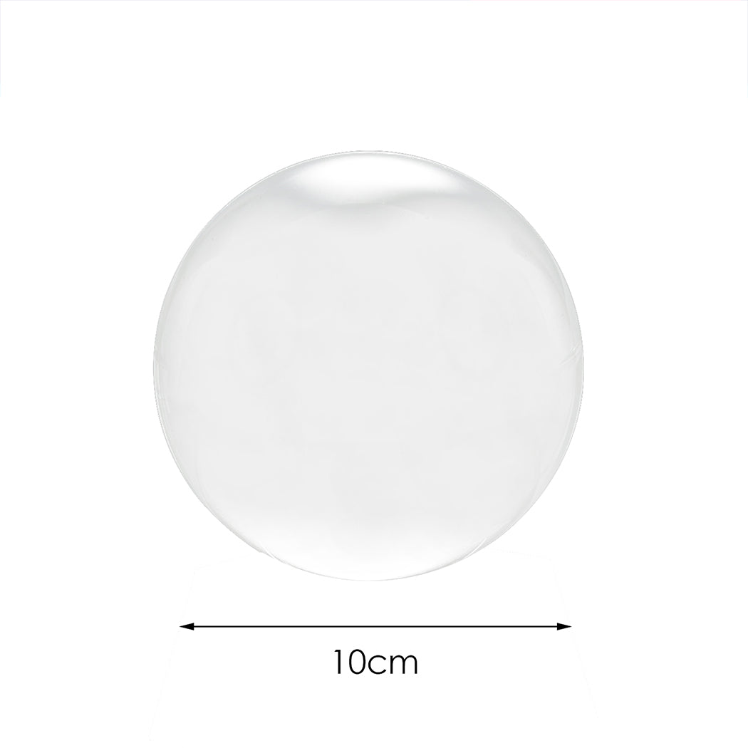 Clear Glass Healing Crystal Ball Sphere Photography Props Lens ball Decor Gifts Deals499