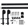 2M Antique Classic Style Single Sliding Barn Door Hardware Track Roller Kit Deals499