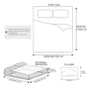 DreamZ 4 Pcs Natural Bamboo Cotton Bed Sheet Set in Size King Ivory Deals499