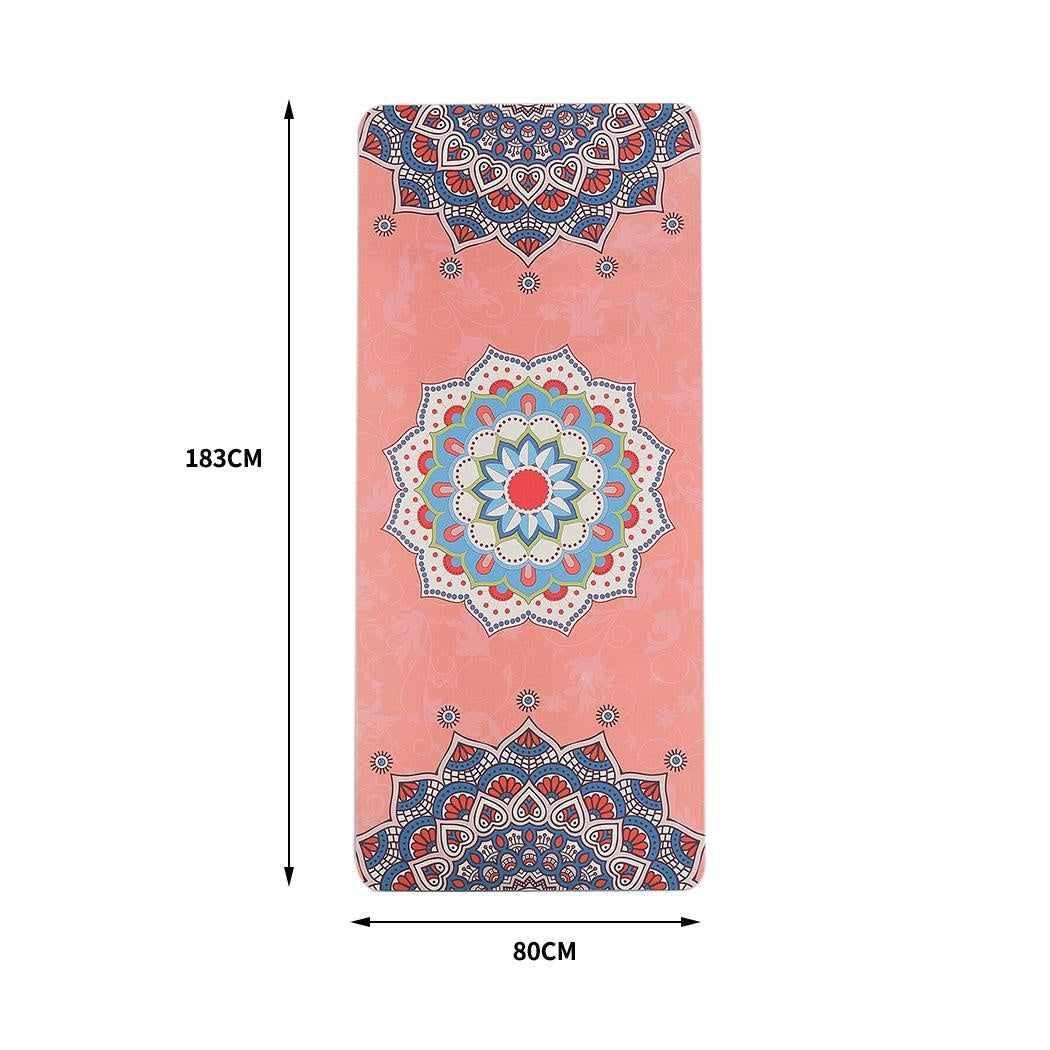 TPE Yoga Mat Dual Layer Non Slip Pad Eco Friendly Exercise Fitness Pilate Gym Type 4 Deals499