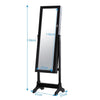 Levede Dual Use Mirrored Jewellery Dressing Cabinet in Black Colour Deals499