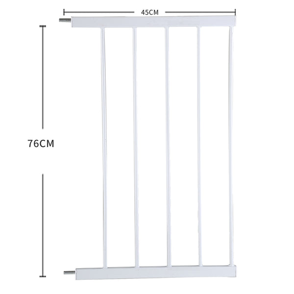 Baby Kids Pet Safety Security Gate Stair Barrier Doors Extension Panels 45cm WH Deals499