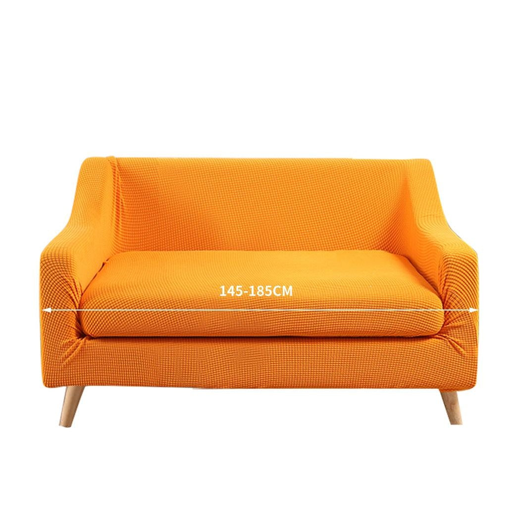 DreamZ Couch Sofa Seat Covers Stretch Protectors Slipcovers 2 Seater Orange Deals499