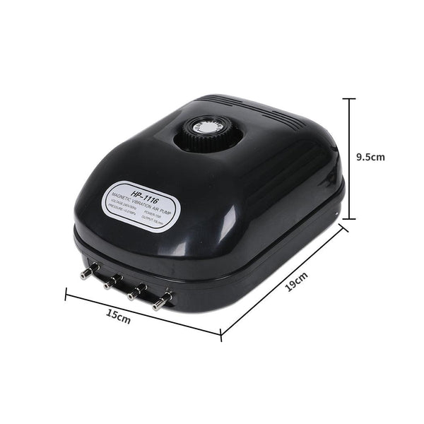 Aquarium Air Pump 4 Outlet Oxygen Aqua Fountain Pond Aerator Water Fish Tank Deals499