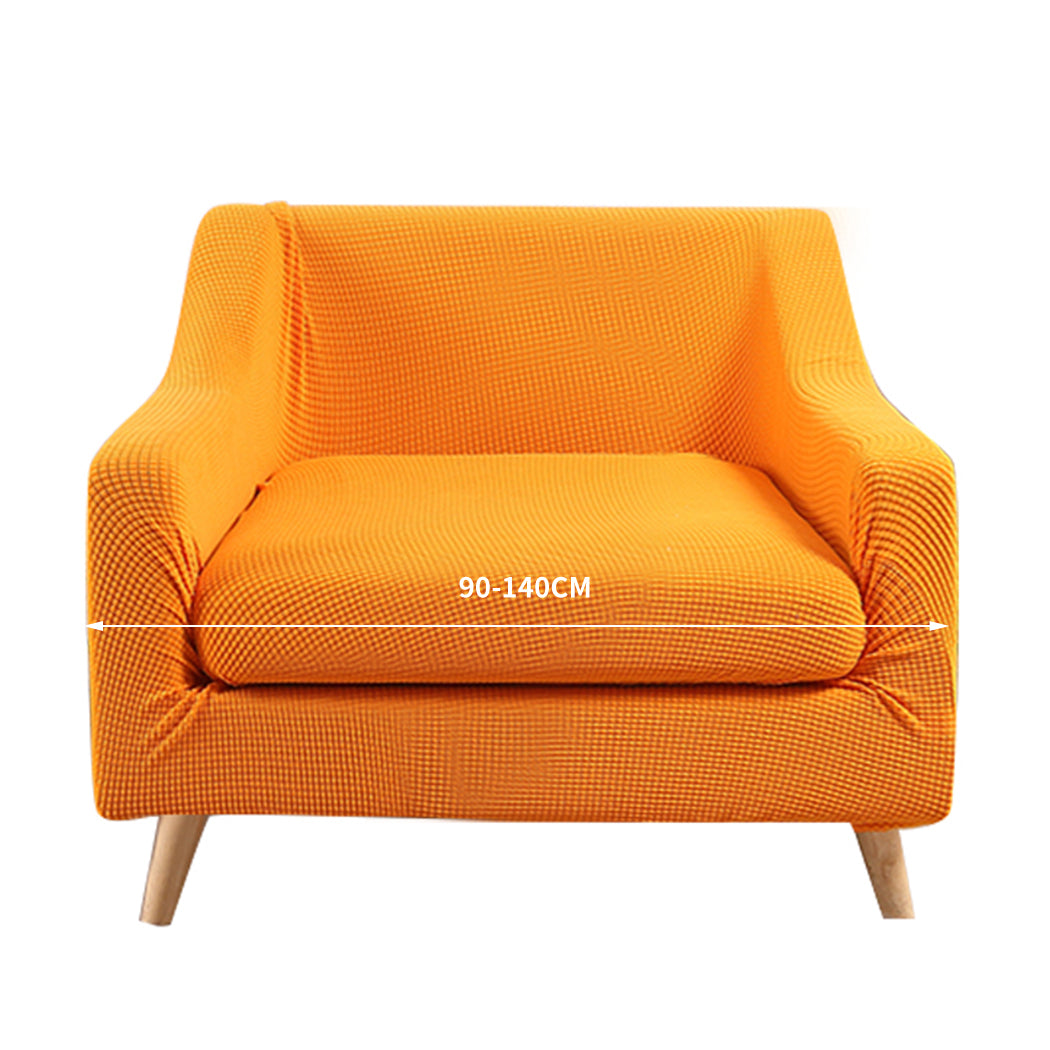 DreamZ Couch Sofa Seat Covers Stretch Protectors Slipcovers 1 Seater Orange Deals499