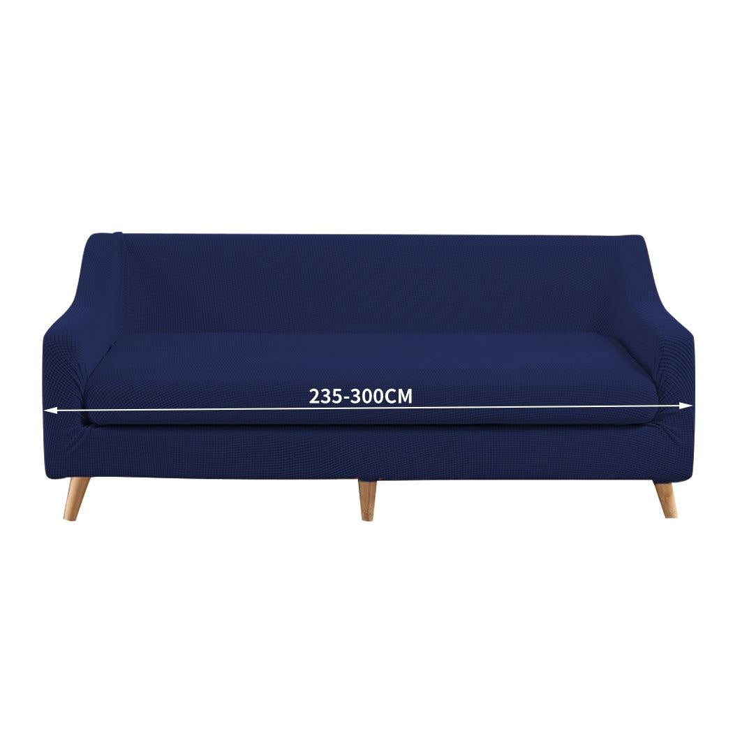 DreamZ Couch Sofa Seat Covers Stretch Protectors Slipcovers 4 Seater Navy Deals499