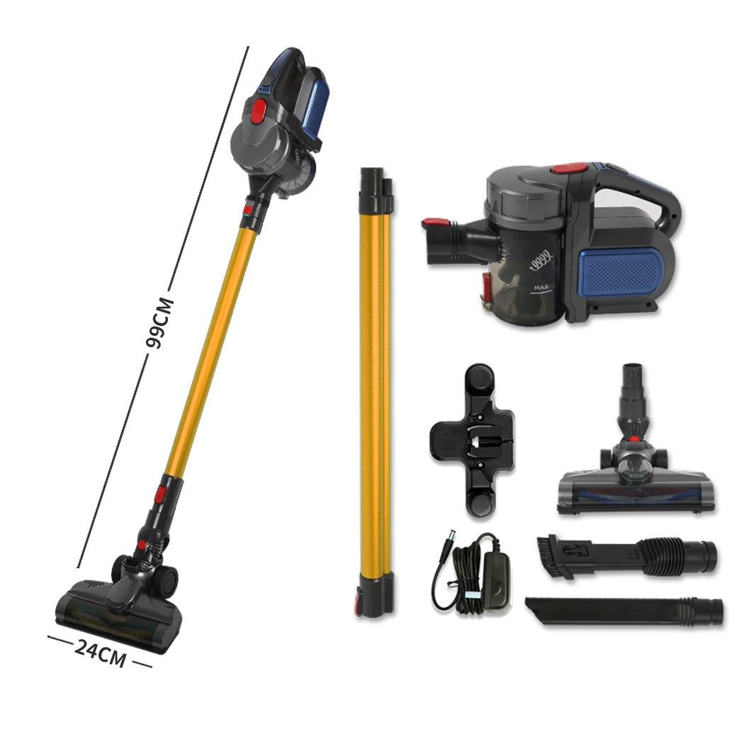 Spector 150W Handheld Vacuum Cleaner Cordless Stick Vac Bagless LED Rechargable Gold Deals499