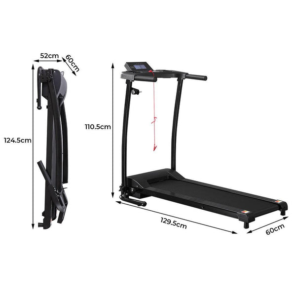 Electric Treadmill Home Gym Exercise Run Machine Walk Fitness Equipment Compact Deals499