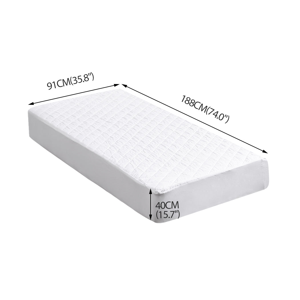 DreamZ Fully Fitted Waterproof Microfiber Mattress Protector in Single Size Deals499