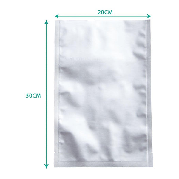 100x Commercial Grade Vacuum Sealer Food Sealing Storage Bags Saver 20x30cm Deals499