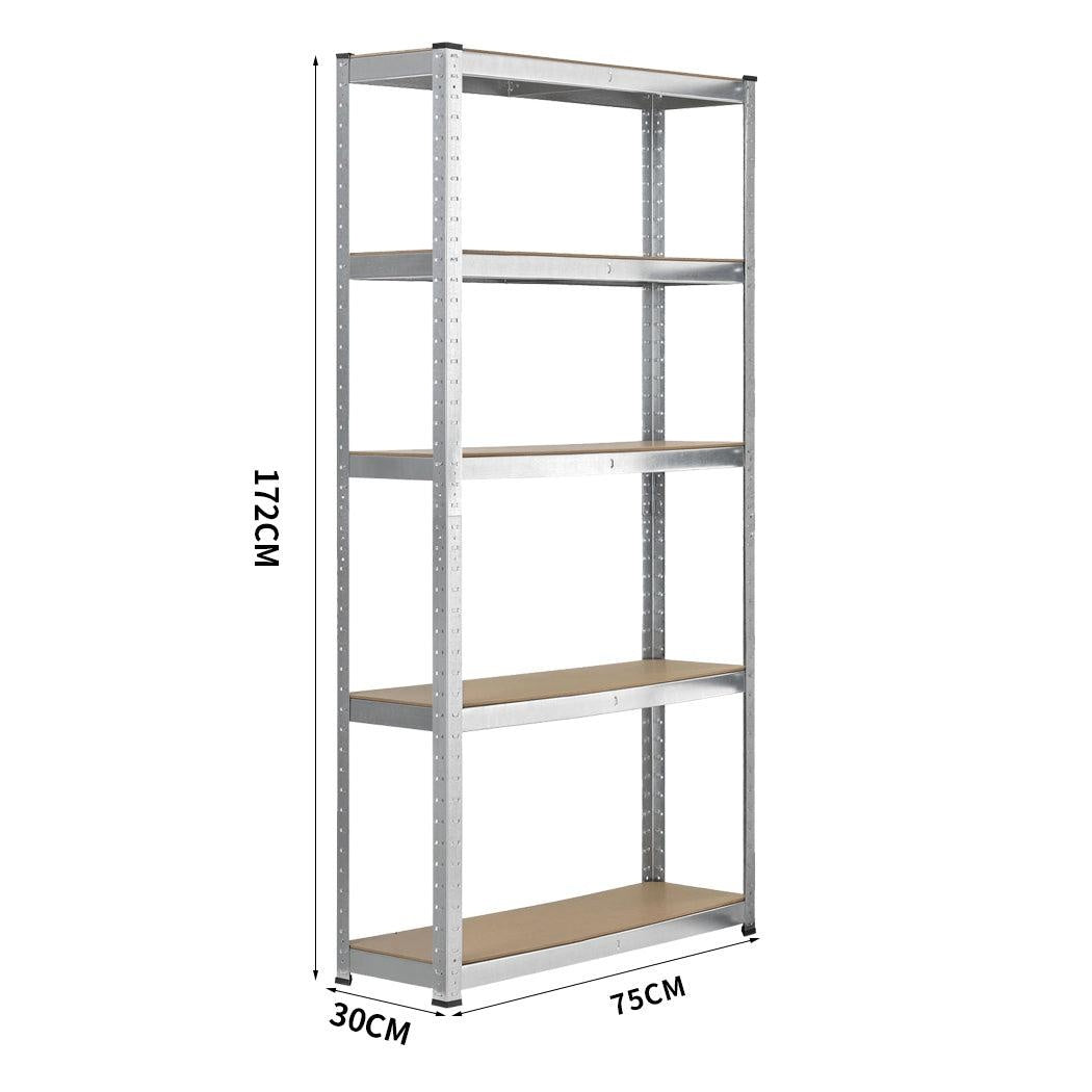 1.7M Warehouse Shelving Racking Steel Pallet Garage Shelves Metal Storage Rack Deals499