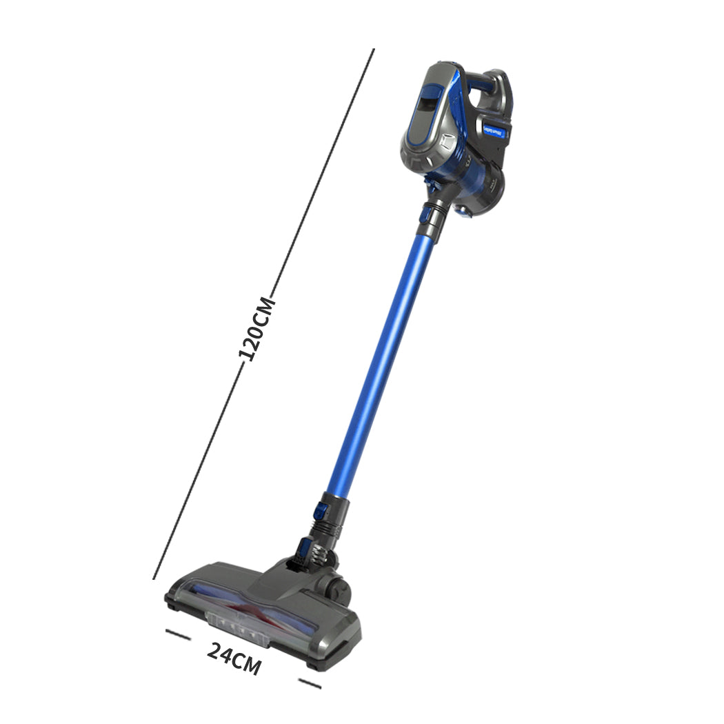 150W Handheld Vacuum Cleaner Cordless Stick Vac Bagless Rechargeable Wall Mounted Blue Deals499