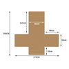 Sofa Cover Couch Lounge Protector Quilted Slipcovers Waterproof Ginger 173cm x 200cm Deals499