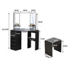 Levede Dressing Table Stool Mirror Jewellery Organiser Makeup Cabinet 5 Drawers Deals499