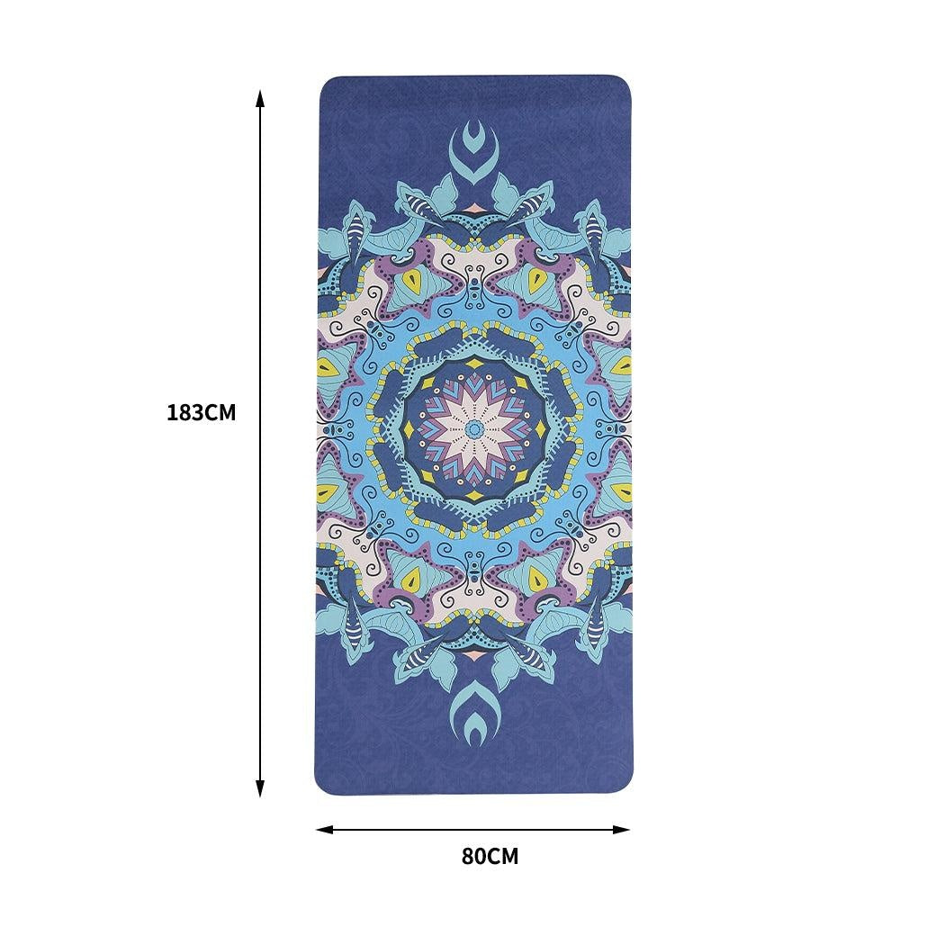 TPE Yoga Mat Dual Layer Non Slip Pad Eco Friendly Exercise Fitness Pilate Gym Type 2 Deals499