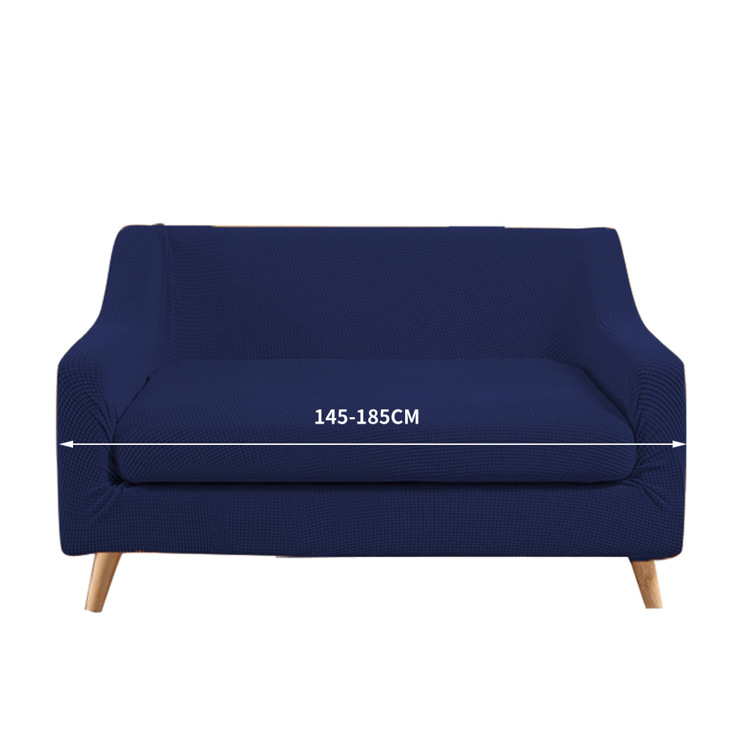 DreamZ Couch Sofa Seat Covers Stretch Protectors Slipcovers 2 Seater Navy Deals499