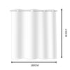 2x Blockout Curtains Panels 3 Layers with Gauze Room Darkening 180x230cm Sand Deals499