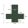 Sofa Cover Couch Lounge Protector Quilted Slipcovers Waterproof Coffee and Khaki 165cm x 190cm Deals499