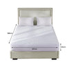Dreamz Mattress Protector Topper Cool Fabric Pillowtop Waterproof Cover Double Deals499