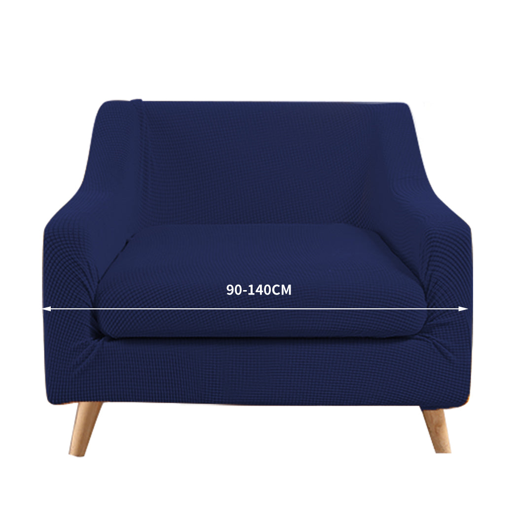 DreamZ Couch Sofa Seat Covers Stretch Protectors Slipcovers 1 Seater Navy Deals499