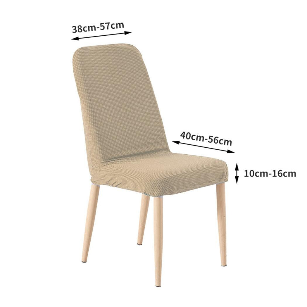 2x Dining Chair Covers Spandex Cover Removable Slipcover Banquet Party Khaki Deals499
