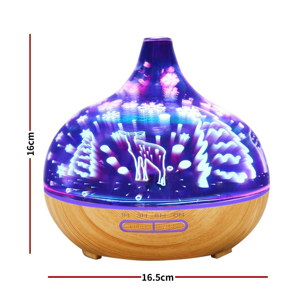 Aroma Diffuser Aromatherapy Ultrasonic Humidifier Essential Oil Purifier Deer Deals499