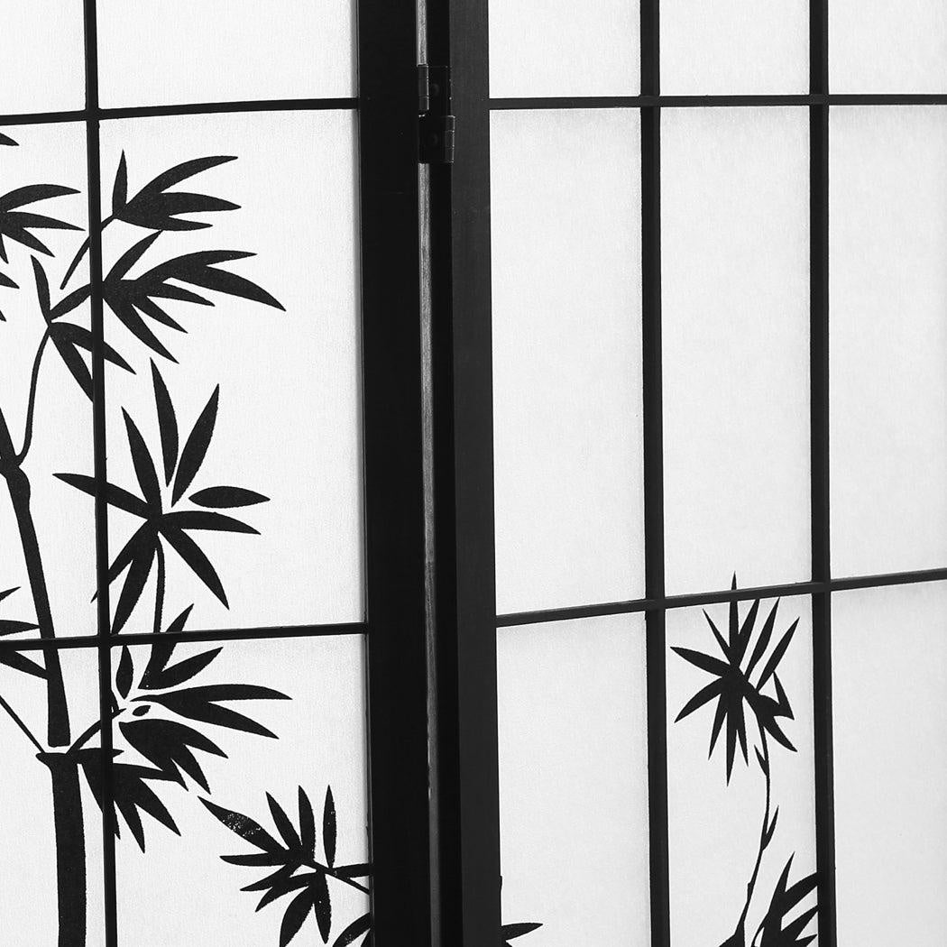 Levede 6 Panel Free Standing Foldable Room Divider Privacy Screen Bamboo Print Deals499