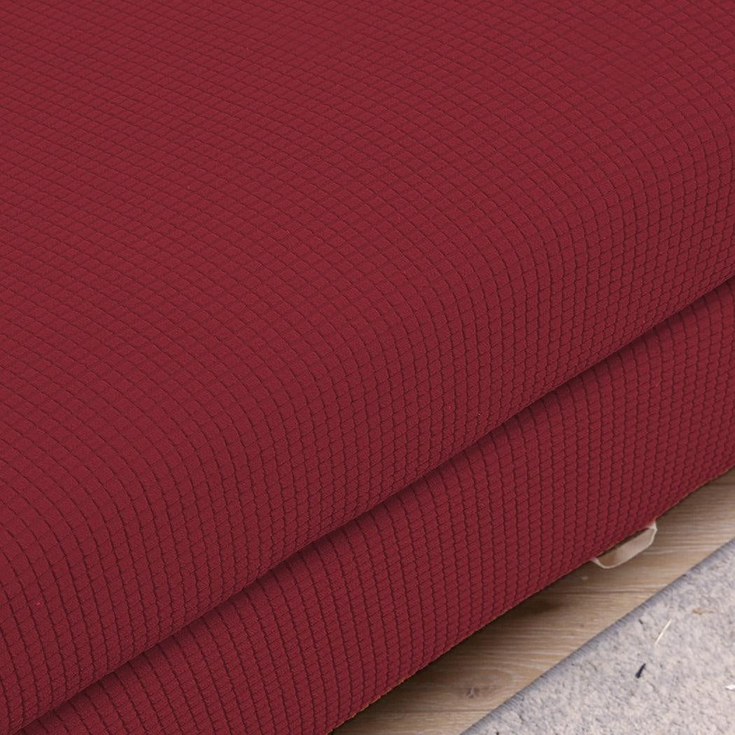 DreamZ Couch Sofa Seat Covers Stretch Protectors Slipcovers 2 Seater Wine Deals499
