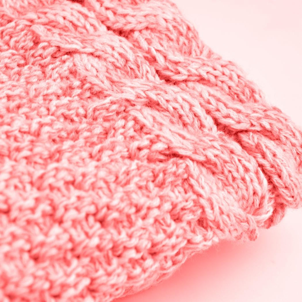Mermaid Tail Crochet Blanket Sofa Rug Knit Handmade Soft Sleeping Bag Red Deals499