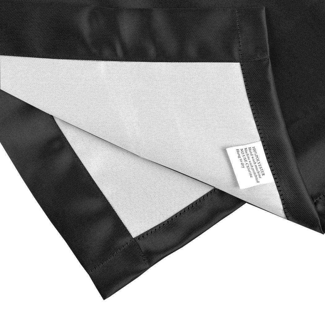 2x Blockout Curtains Panels Blackout 3 Layers Eyelet Room Darkening 240x230cm Deals499