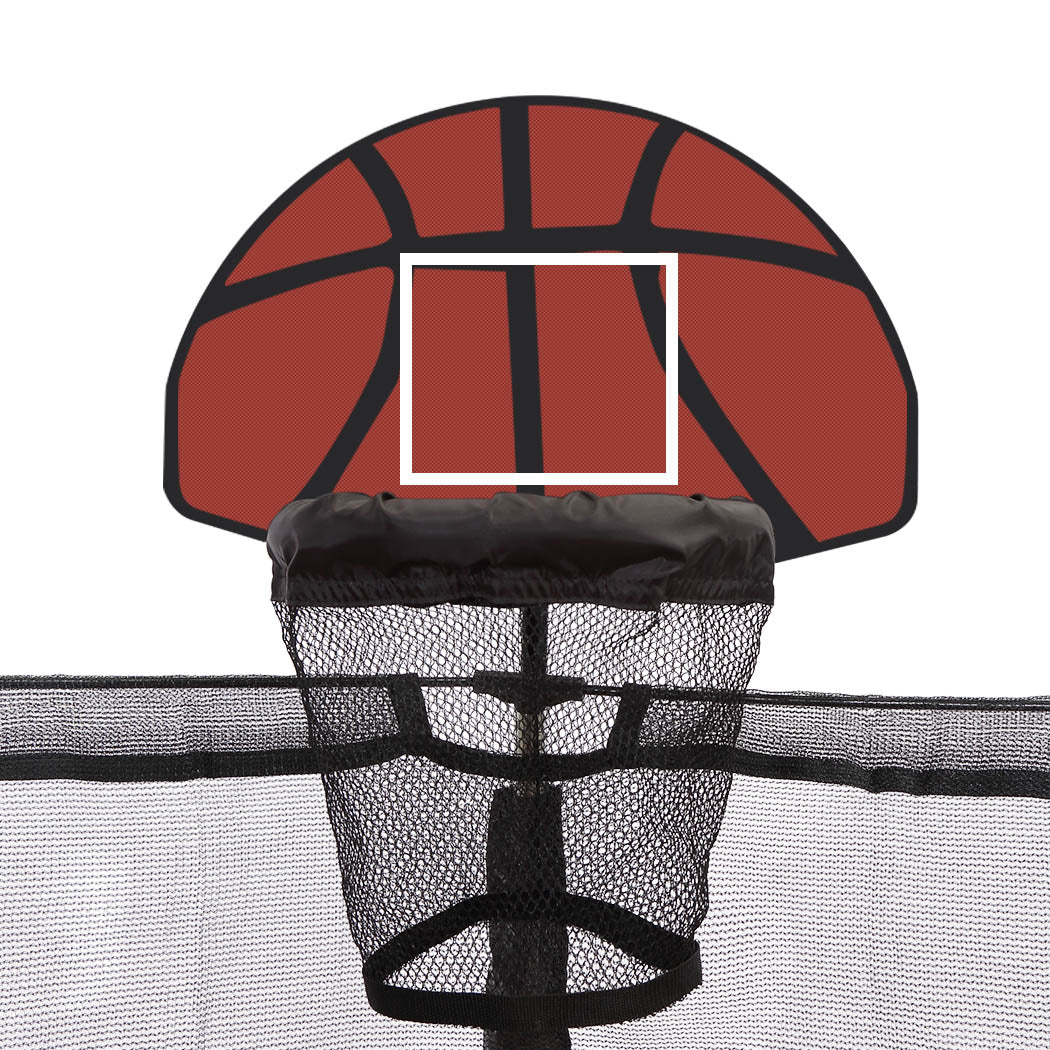 Trampoline Round Trampolines Mat Springs Net Safety Pads Cover Basketball 8FT Deals499