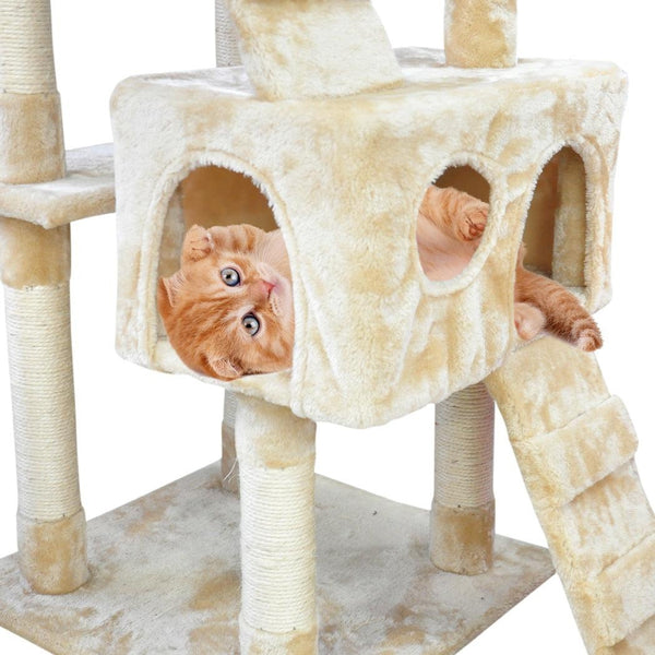 PaWz 2.1M Cat Scratching Post Tree Gym House Condo Furniture Scratcher Tower Deals499