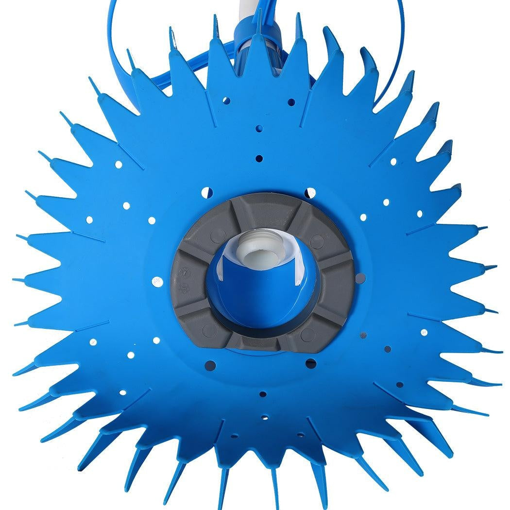 Swimming Pool Cleaner Automatic Floor Climb Wall Vacuum Hose 10M Suction Blue Deals499