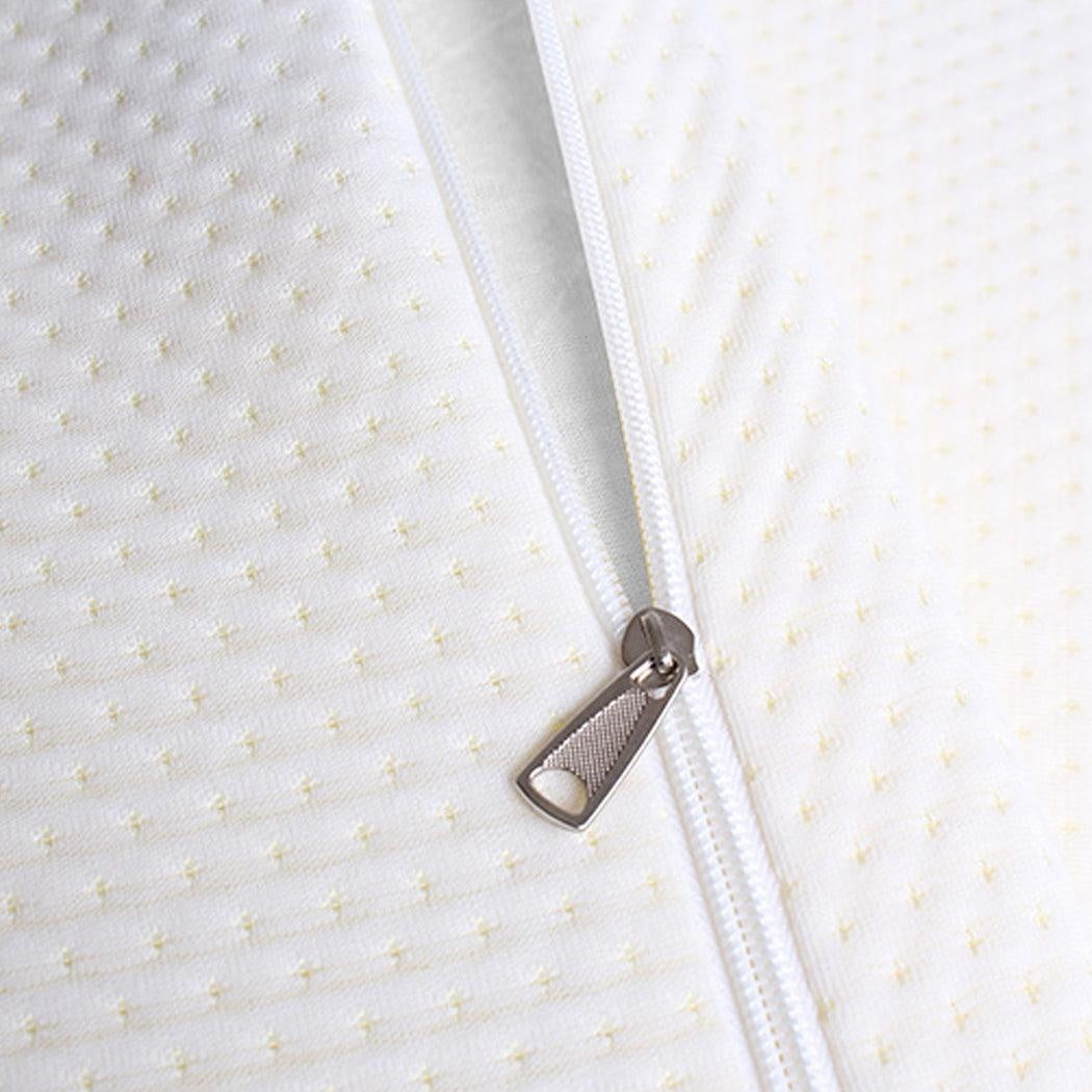 DreamZ 7cm Memory Foam Bed Mattress Topper Polyester Underlay Cover Queen Deals499
