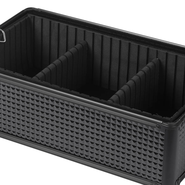 Makeup Case Professional Makeup Organiser 7 in 1 Trolley Black Deals499