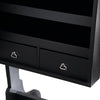 Levede Dual Use Mirrored Jewellery Dressing Cabinet in Black Colour Deals499