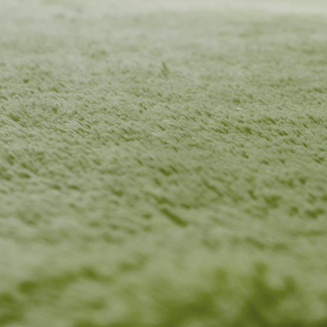 Designer Soft Shag Shaggy Floor Confetti Rug Carpet Home Decor 80x120cm Green Deals499