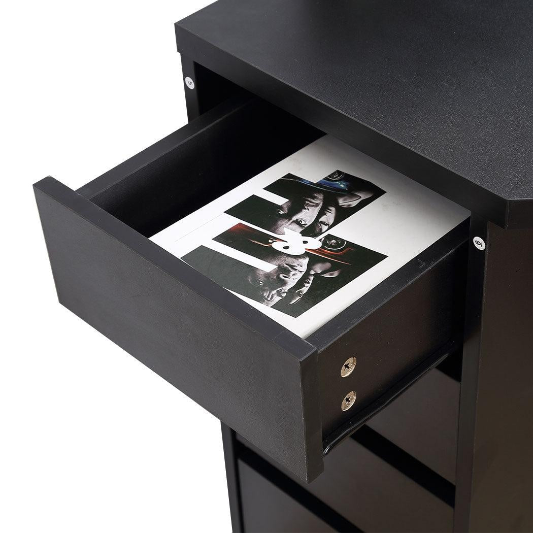 Levede Dressing Table Stool Mirror Jewellery Organiser Makeup Cabinet 5 Drawers Deals499