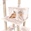 PaWz 1.83M Cat Scratching Post Tree Gym House Condo Furniture Scratcher Tower Cream Deals499