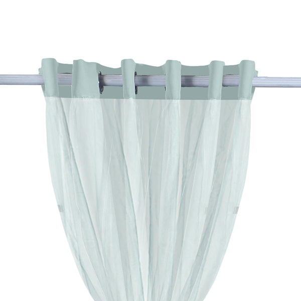 2x Blockout Curtains Panels 3 Layers with Gauze Room Darkening 240x230cm Aqua Deals499