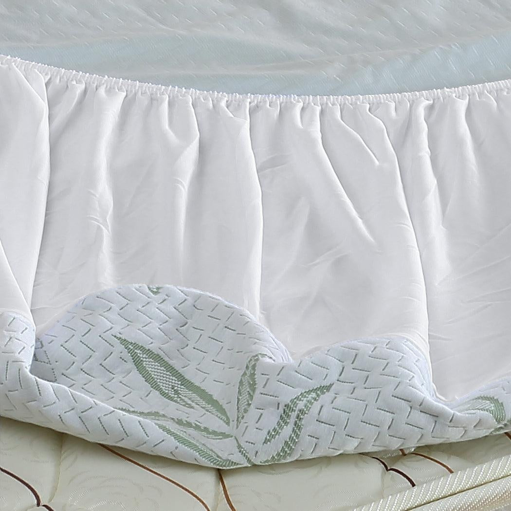 DreamZ King Single Fully Fitted Waterproof Breathable Bamboo Mattress Protector Deals499