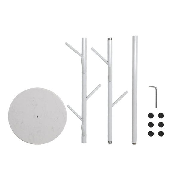 Clothes Stand Garment Coat Rack Metal Rail Portable Hanger Stand Organizer White Deals499