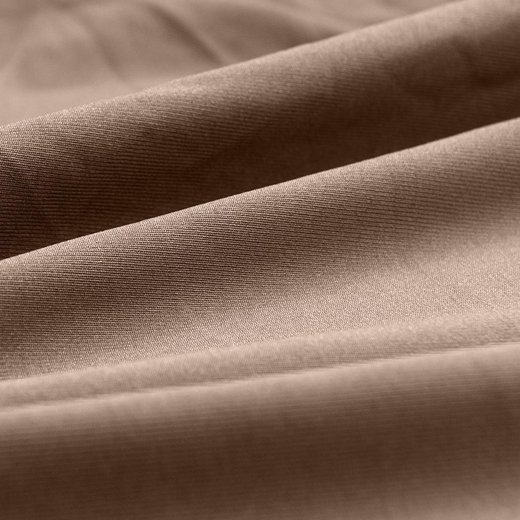 Easy Fit Stretch Couch Sofa Slipcovers Protectors Covers 1 Seater Taupe Deals499