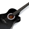 BoPeep 41 Inch Wooden Folk Acoustic Guitar Classical Cutaway Steel String w/ Bag Deals499