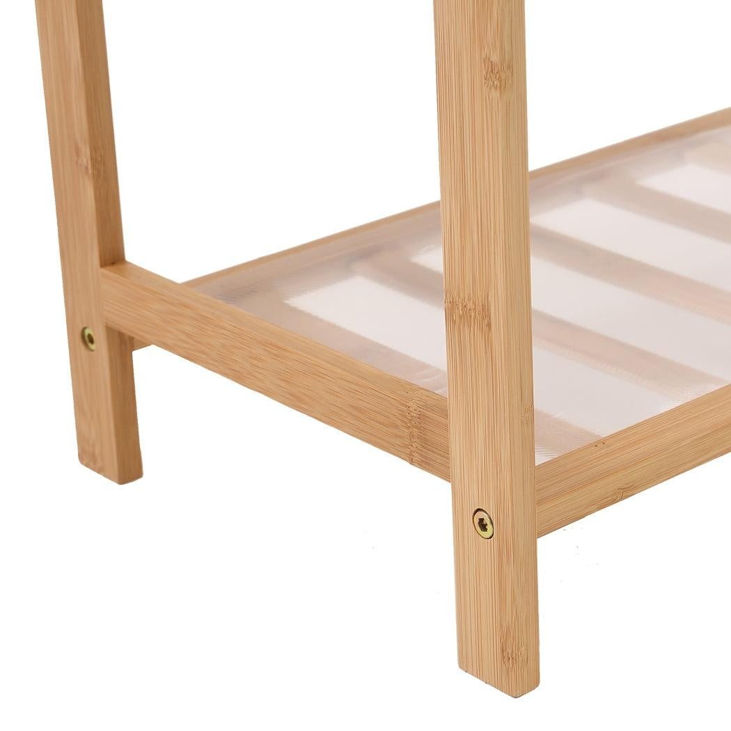 Levede 10 Tiers 80cm Wide Bamboo Shoe Rack Storage Wooden Organizer Shelf Stand Deals499