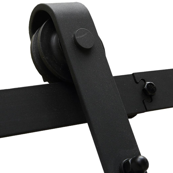 2M Antique Classic Style Single Sliding Barn Door Hardware Track Roller Kit Deals499
