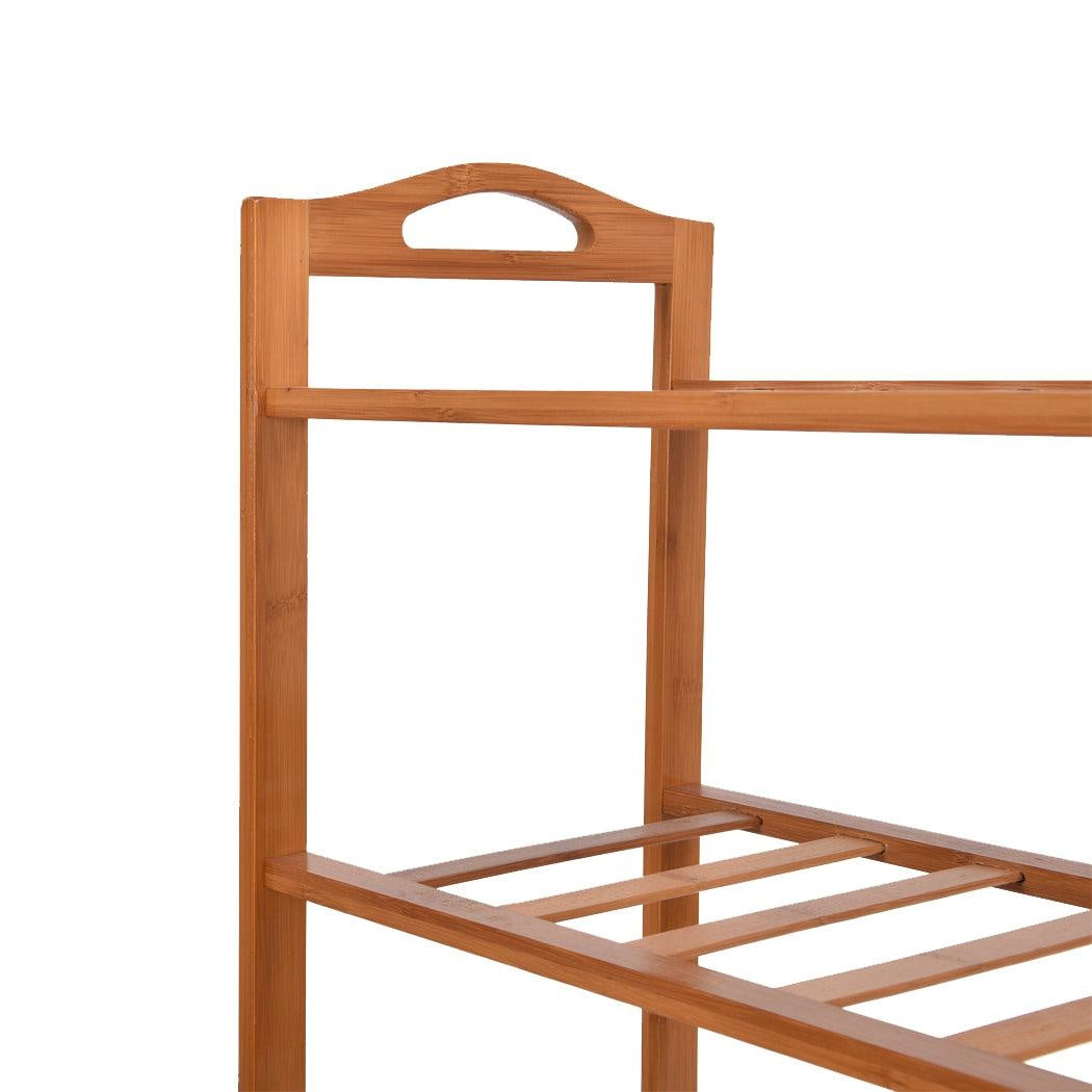 2x Levede 4 Tier Bamboo Shoe Rack Shoes Organizer Storage Shelves Stand Shelf Deals499